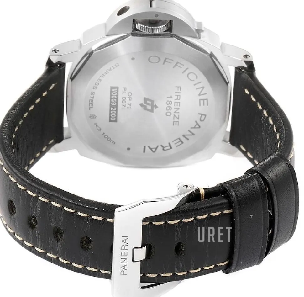 Luminor Svart/Läder Ø44 mm