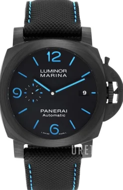 Luminor Svart/Läder Ø44 mm