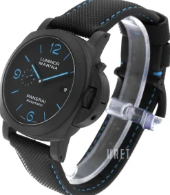 Luminor Svart/Läder Ø44 mm