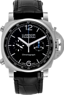 Luminor Svart/Läder Ø44 mm