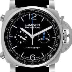 Luminor Svart/Läder Ø44 mm