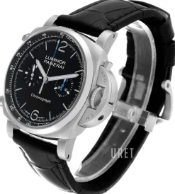 Luminor Svart/Läder Ø44 mm