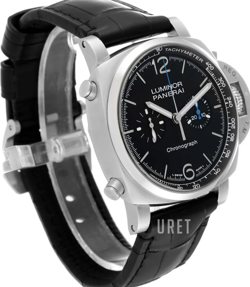 Luminor Svart/Läder Ø44 mm