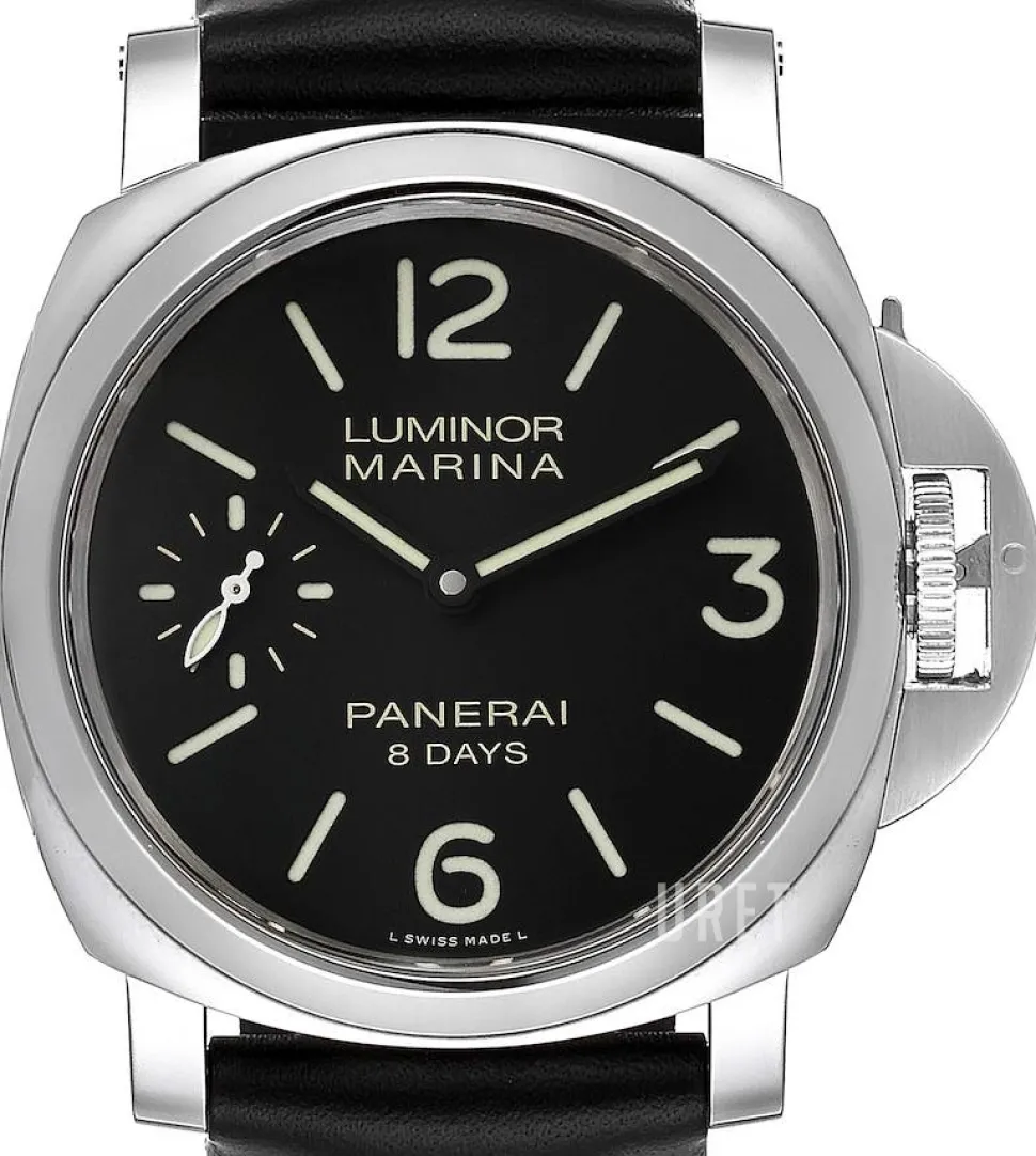 Luminor Svart/Läder Ø44 mm