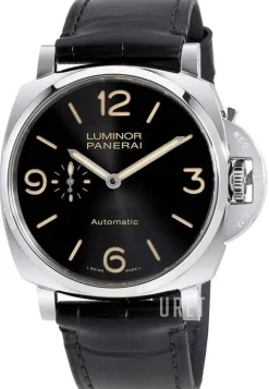 Luminor Svart/Läder Ø45 mm