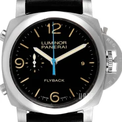 Luminor Svart/Läder Ø44 mm