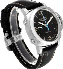 Luminor Svart/Läder Ø44 mm