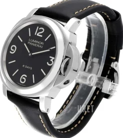 Luminor Svart/Läder Ø44 mm