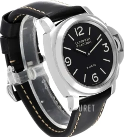 Luminor Svart/Läder Ø44 mm