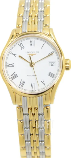 Lyre Vit/Gulguldtonat stål Ø25 mm