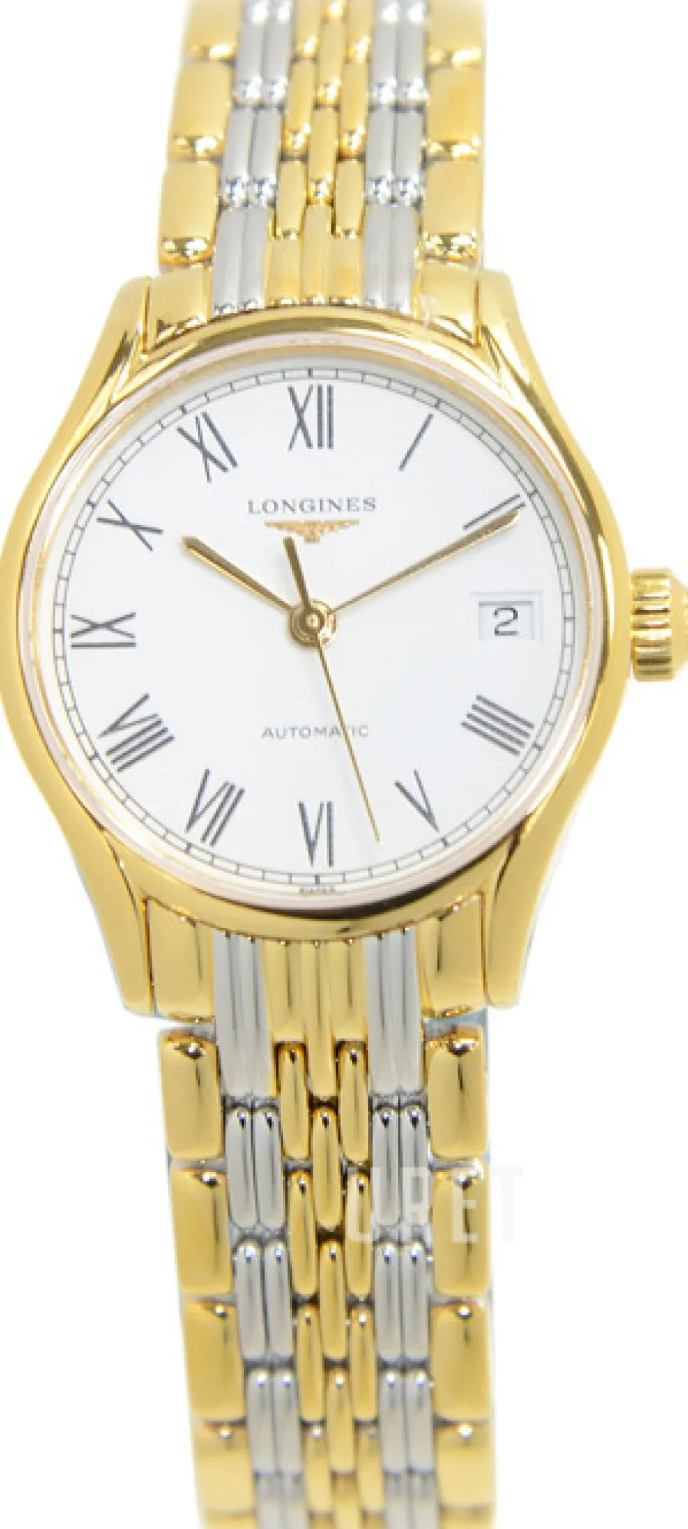 Lyre Vit/Gulguldtonat stål Ø25 mm