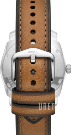 Machine Blå/Läder Ø42 mm