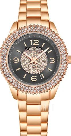 Madison Grå/Roséguldstonat stål Ø38 mm