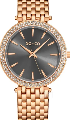 Madison Grå/Roséguldstonat stål Ø38 mm