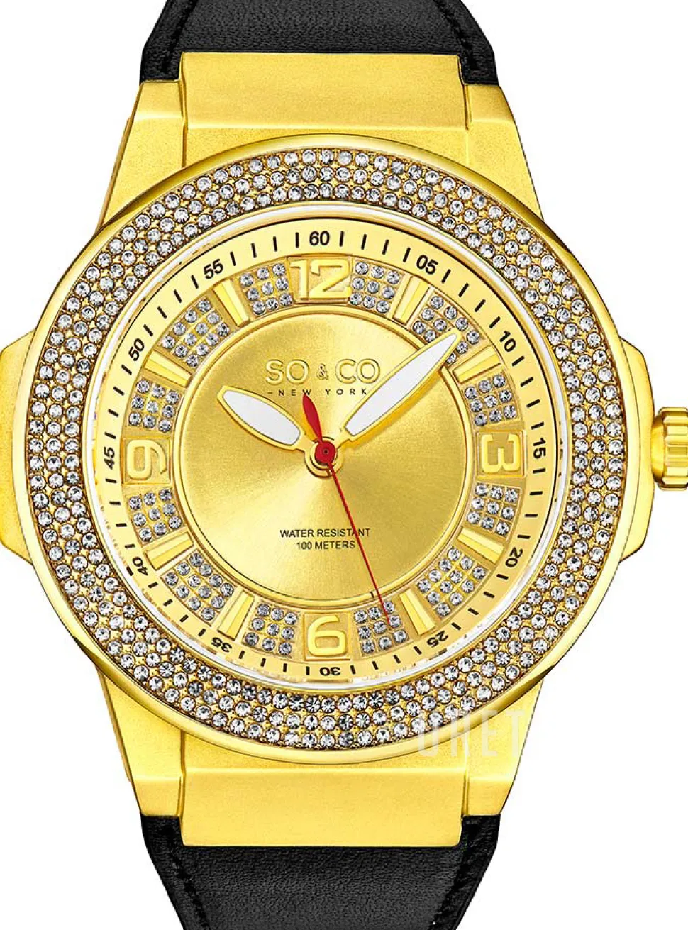 Madison Guld/Läder Ø48 mm