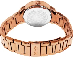 Madison Roséguldstonad/Roséguldstonat stål Ø34 mm