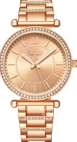 Madison Roséguldstonad/Roséguldstonat stål Ø36 mm