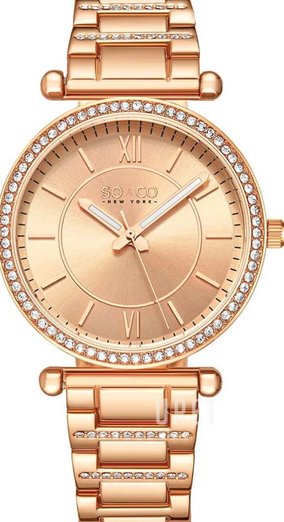 Madison Roséguldstonad/Roséguldstonat stål Ø36 mm