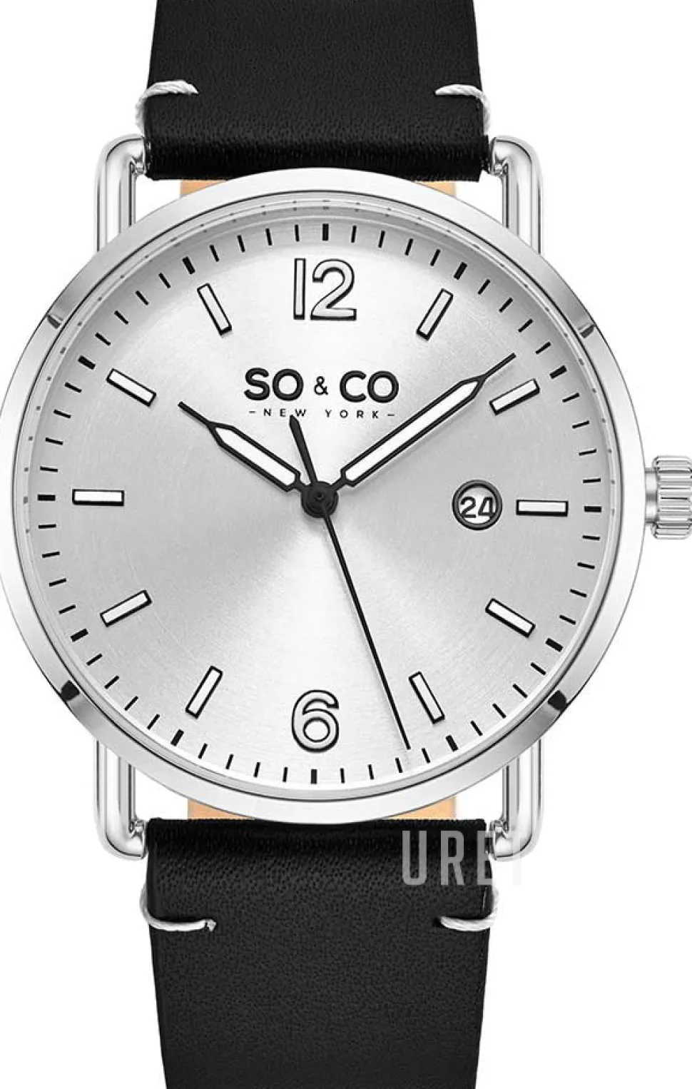 Madison Silverfärgad/Läder Ø38 mm