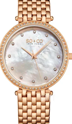 Madison Silverfärgad/Roséguldstonat stål Ø38 mm