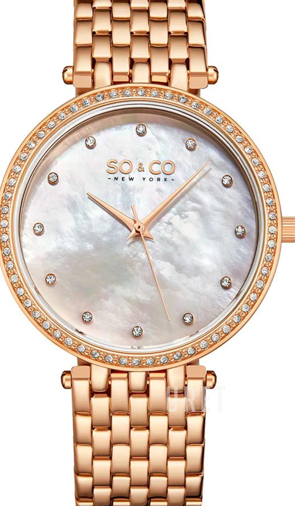 Madison Silverfärgad/Roséguldstonat stål Ø38 mm