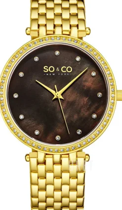 Madison Svart/Gulguldtonat stål Ø38 mm