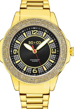 Madison Svart/Gulguldtonat stål Ø48 mm