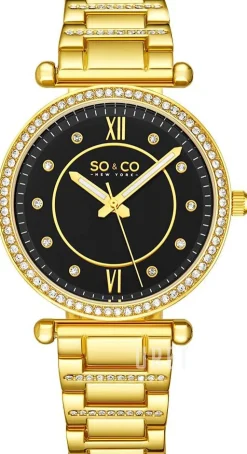 Madison Svart/Gulguldtonat stål Ø36 mm