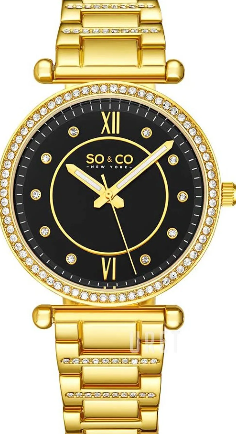 Madison Svart/Gulguldtonat stål Ø36 mm