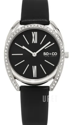 Madison Svart/Läder Ø34 mm