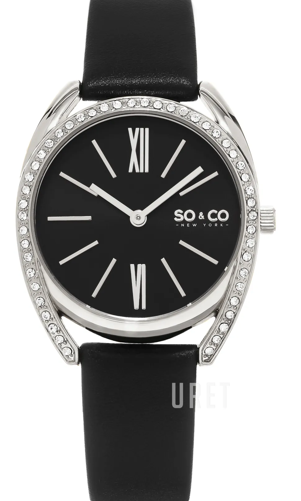 Madison Svart/Läder Ø34 mm