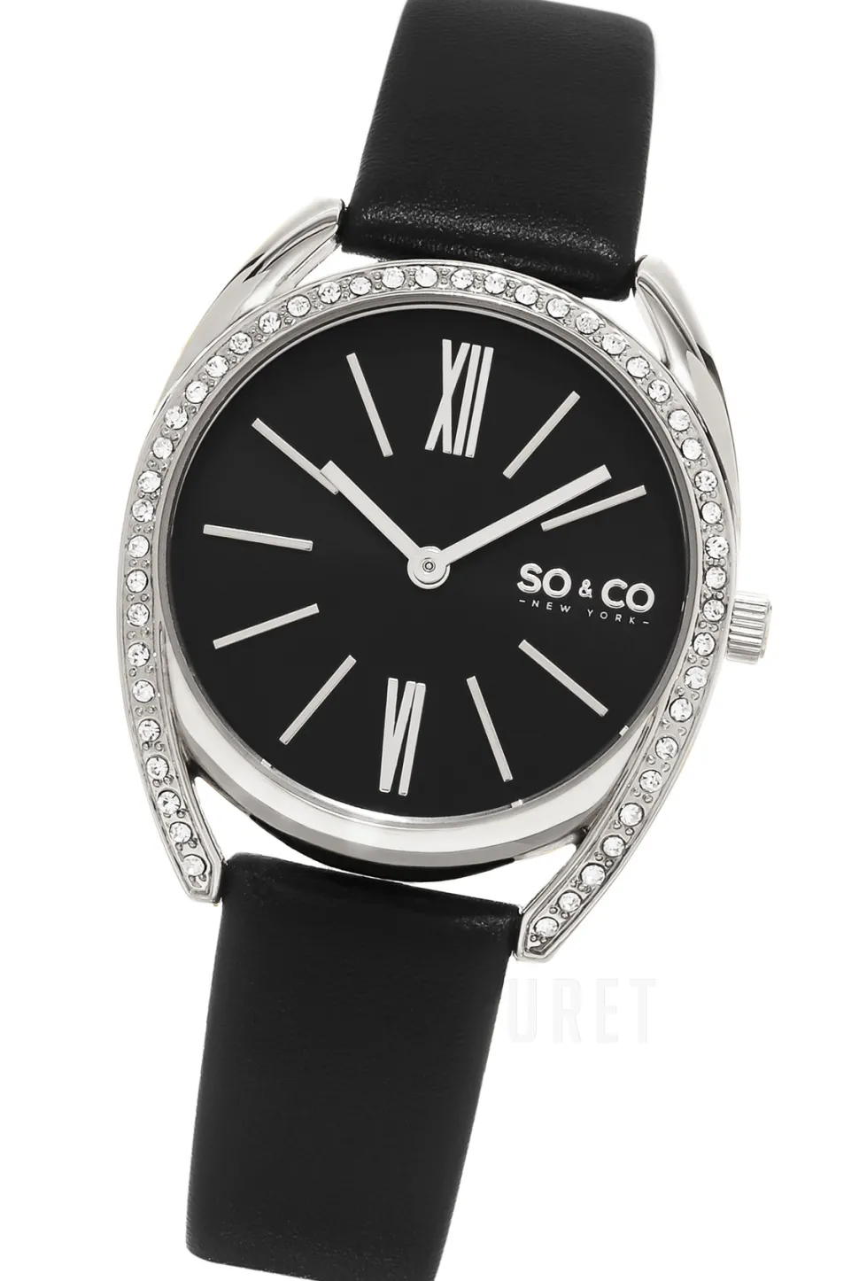 Madison Svart/Läder Ø34 mm