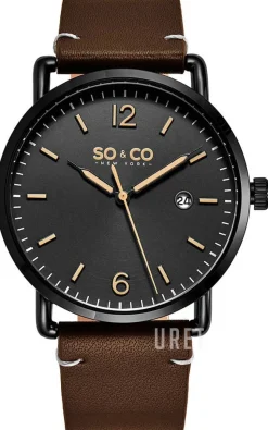 Madison Svart/Läder Ø38 mm