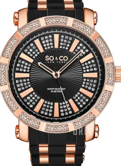 Madison Svart/Roséguldstonat stål Ø50 mm