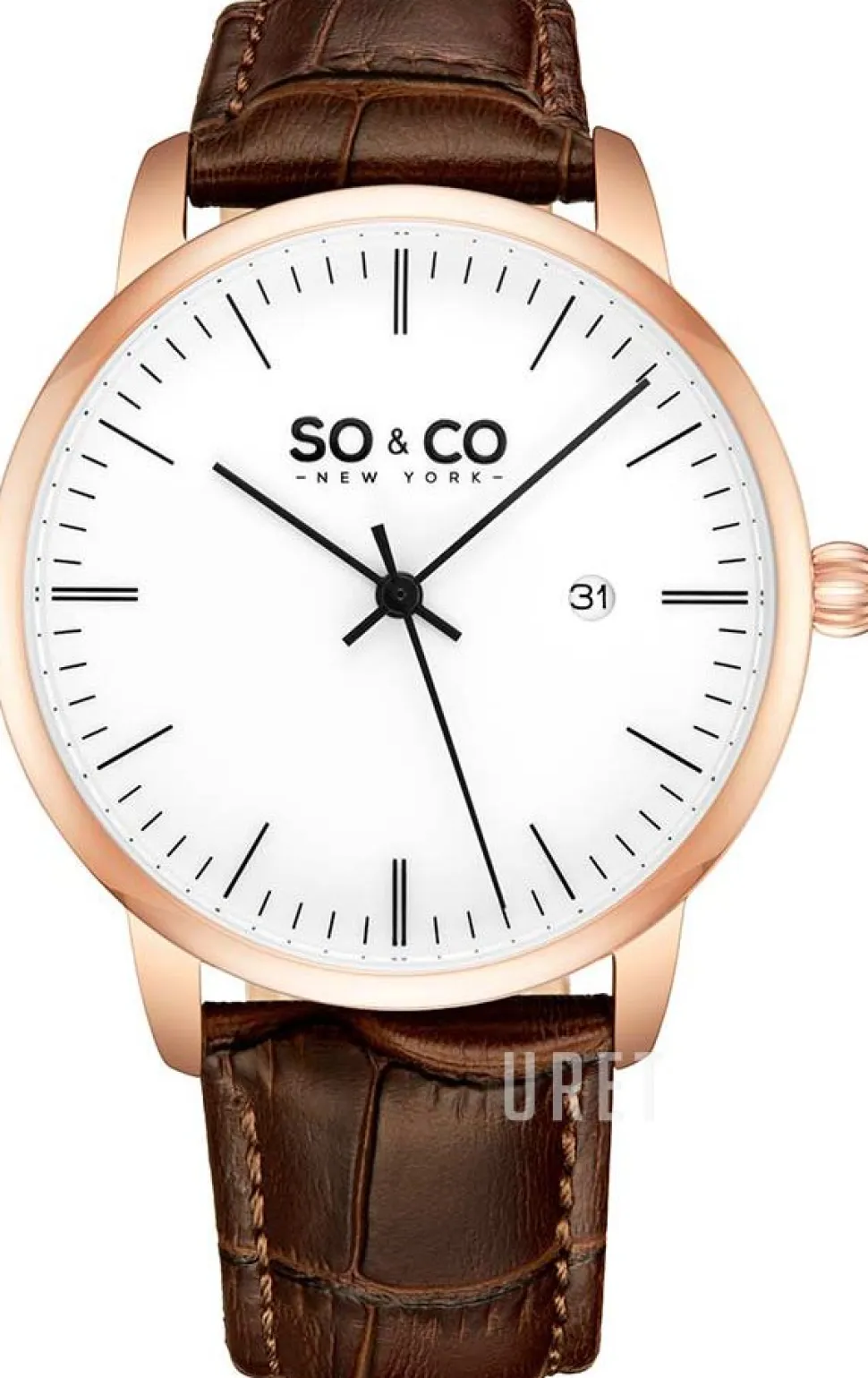 Madison Vit/Läder Ø40 mm