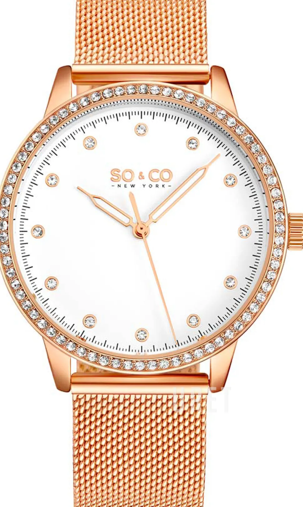 Madison Vit/Roséguldstonat stål Ø38 mm