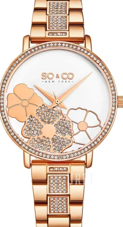 Madison Vit/Roséguldstonat stål Ø40 mm