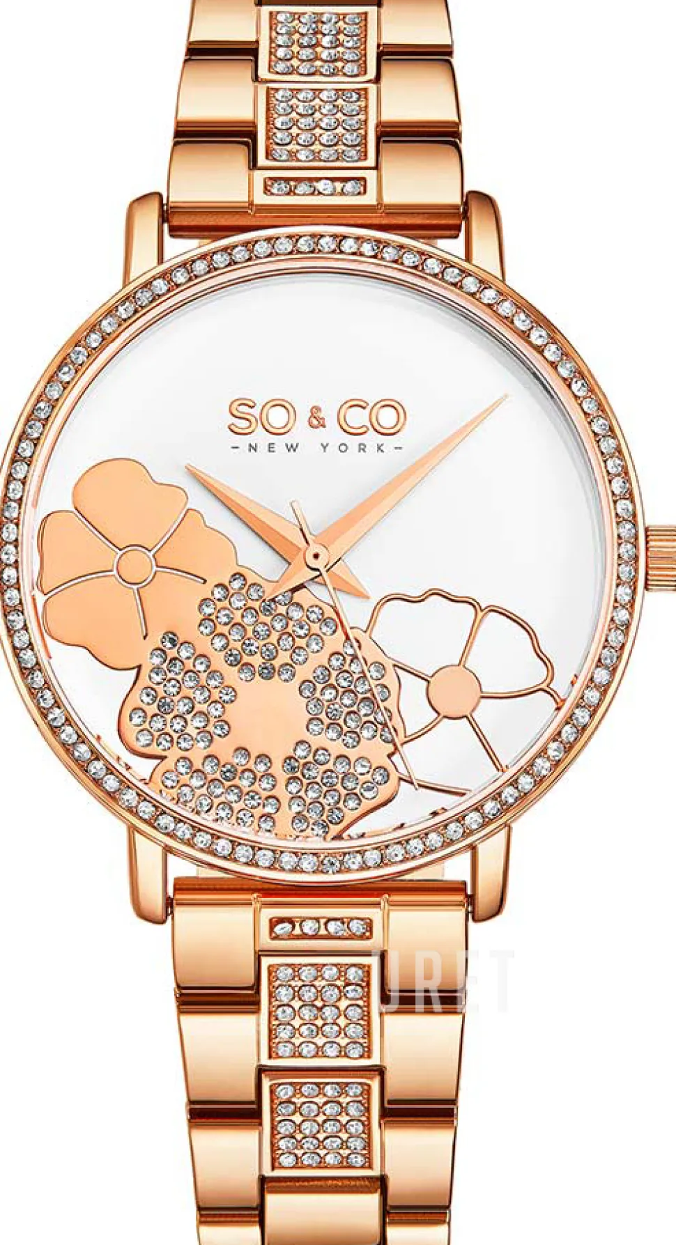 Madison Vit/Roséguldstonat stål Ø40 mm