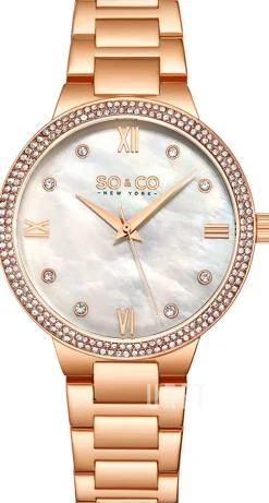 Madison Vit/Roséguldstonat stål Ø38 mm