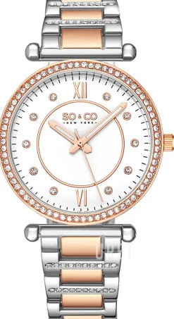 Madison Vit/Roséguldstonat stål Ø36 mm