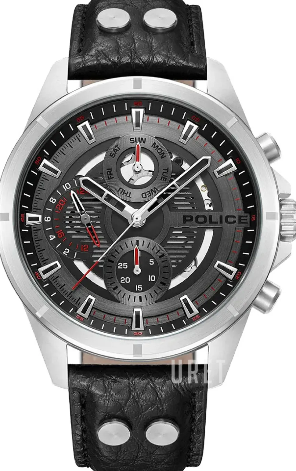 Malawi Grå/Läder Ø45 mm