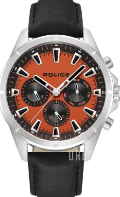 Malawi Orange/Läder Ø45 mm