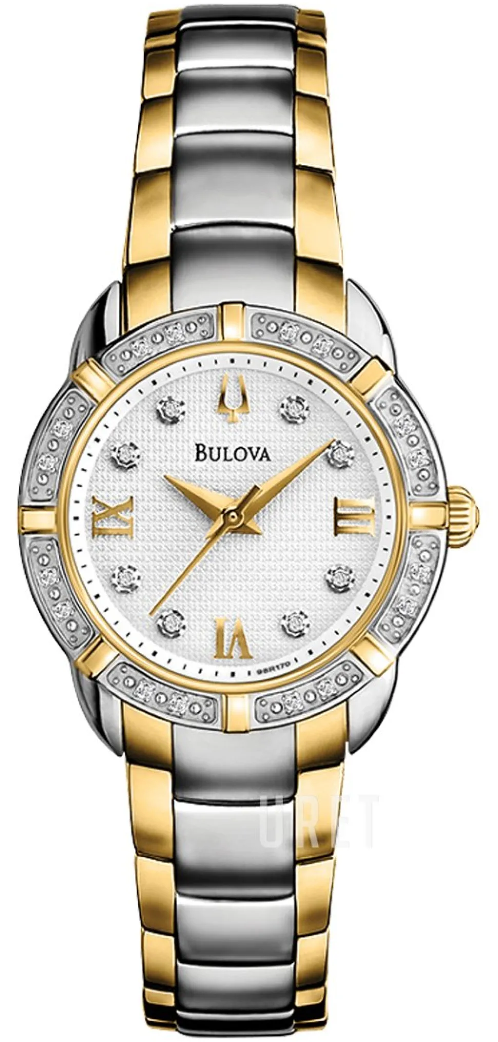 Maribor Vit/Gulguldtonat stål Ø26 mm