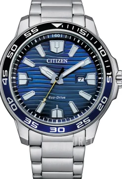 Marine Blå/Stål Ø46 mm