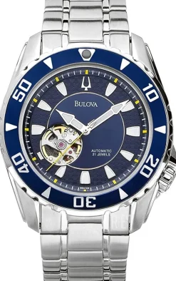 Marine Star Blå/Stål Ø43 mm