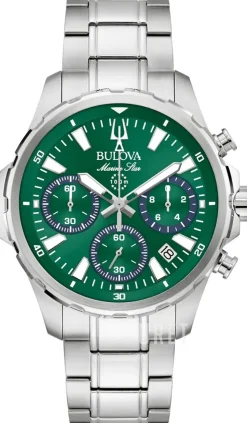 Marine Star Grön/Stål Ø43 mm