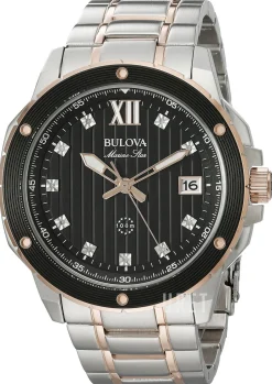 Marine Star Svart/Roséguldstonat stål Ø46 mm