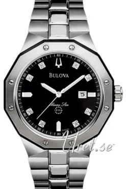 Marine Star Svart/Stål Ø44 mm