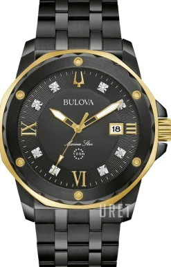 Marine Star Svart/Stål Ø44 mm