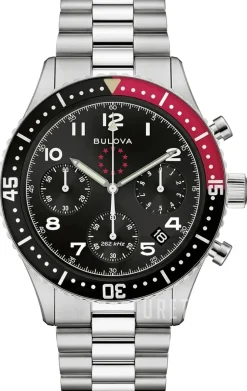 Marine Star Svart/Stål Ø42 mm